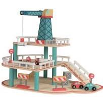 houten autogarage speelgoed