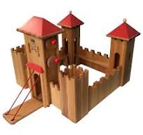 houten speelgoed kasteel