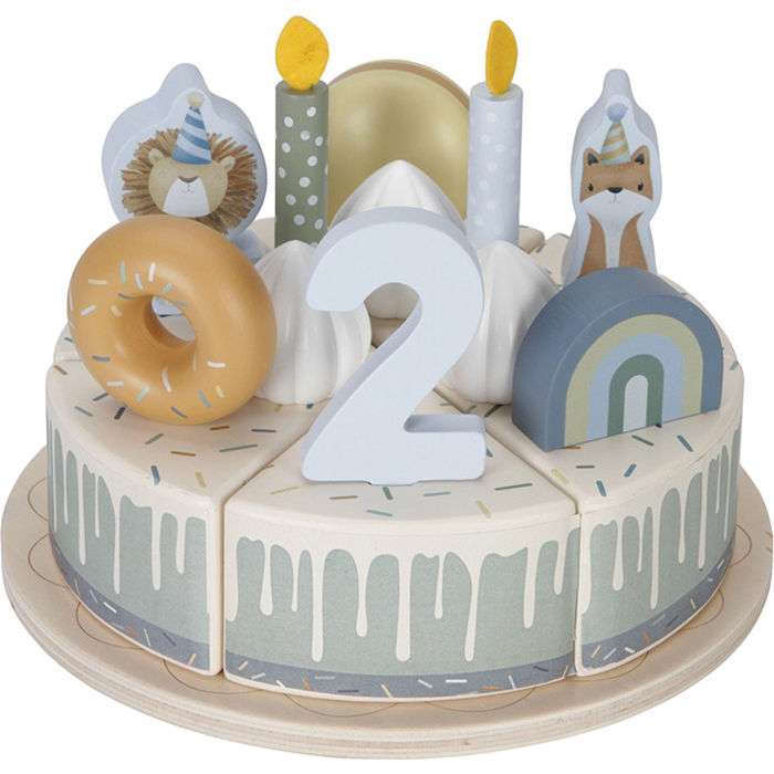 houten speelgoed taart