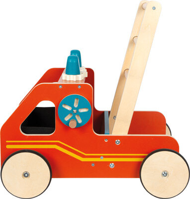 houten loopwagen meisje