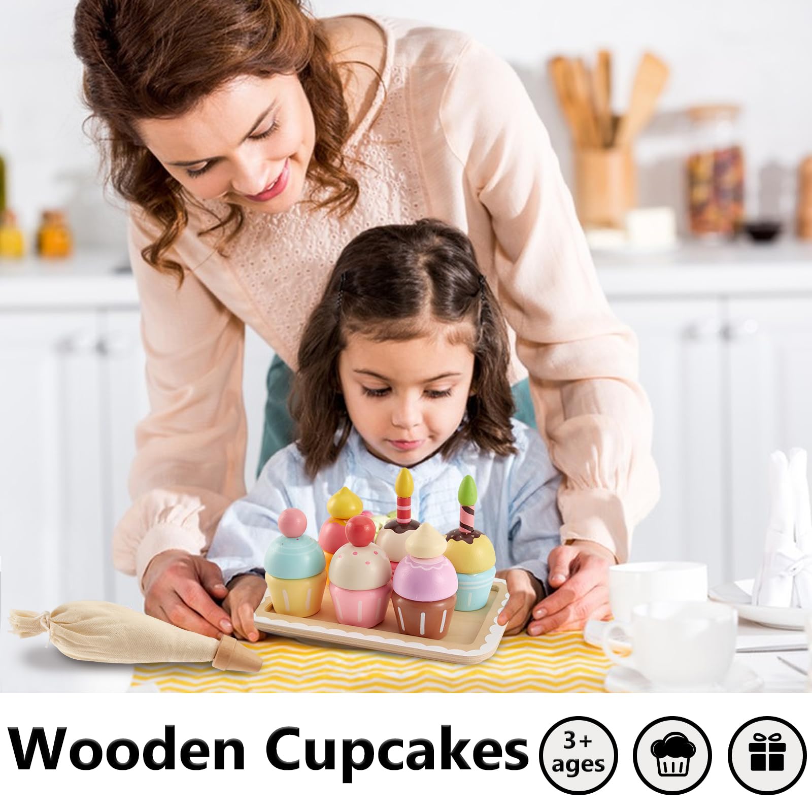 houten taart speelgoed