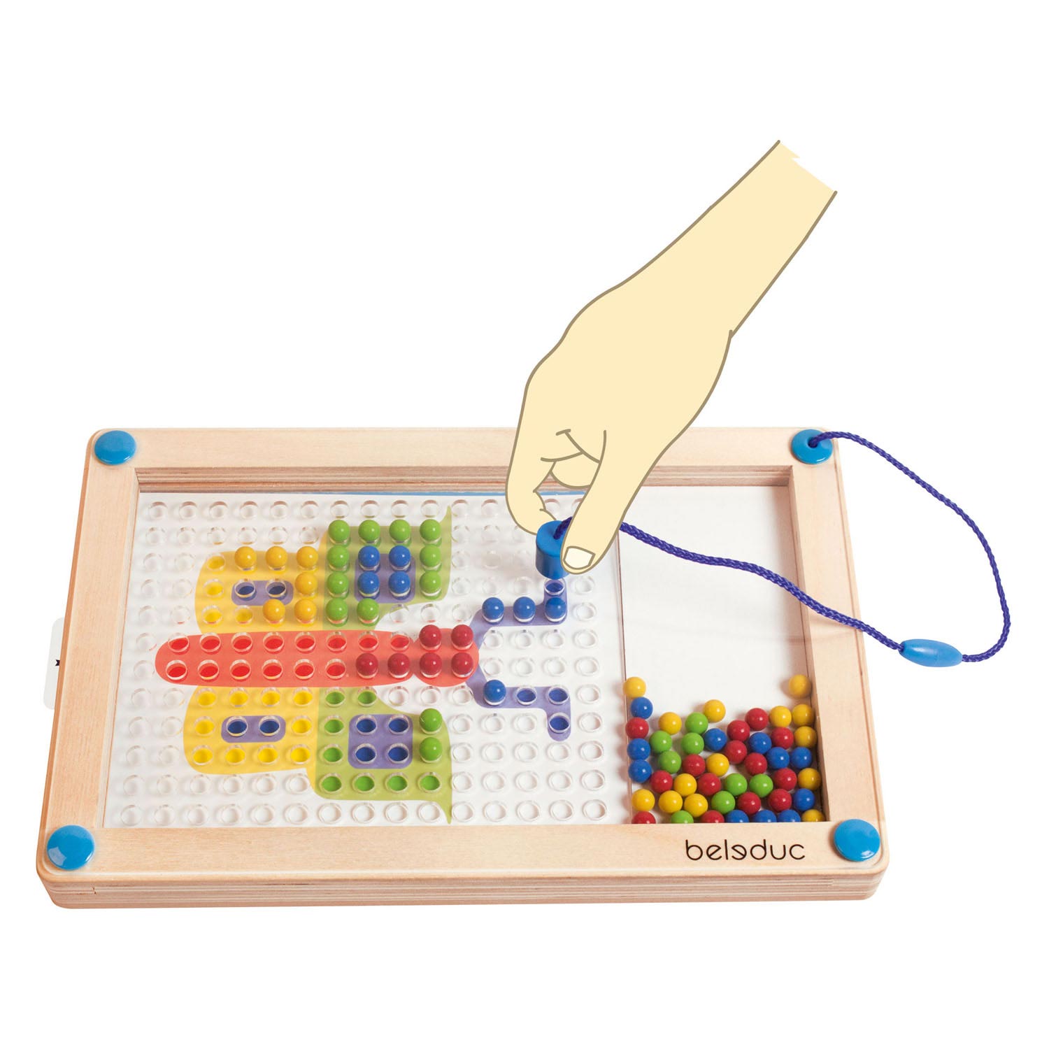 houten mozaiek speelgoed