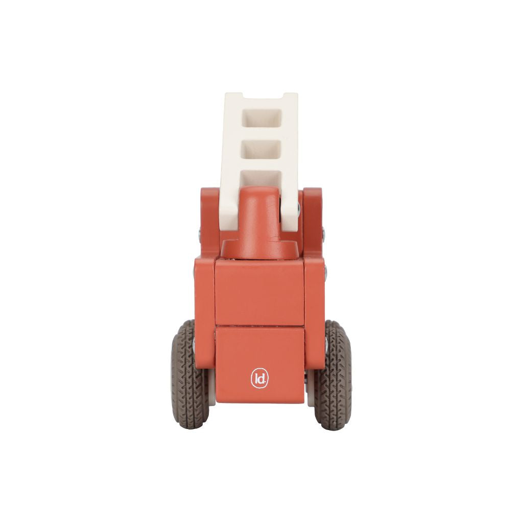 houten speelgoed brandweerauto