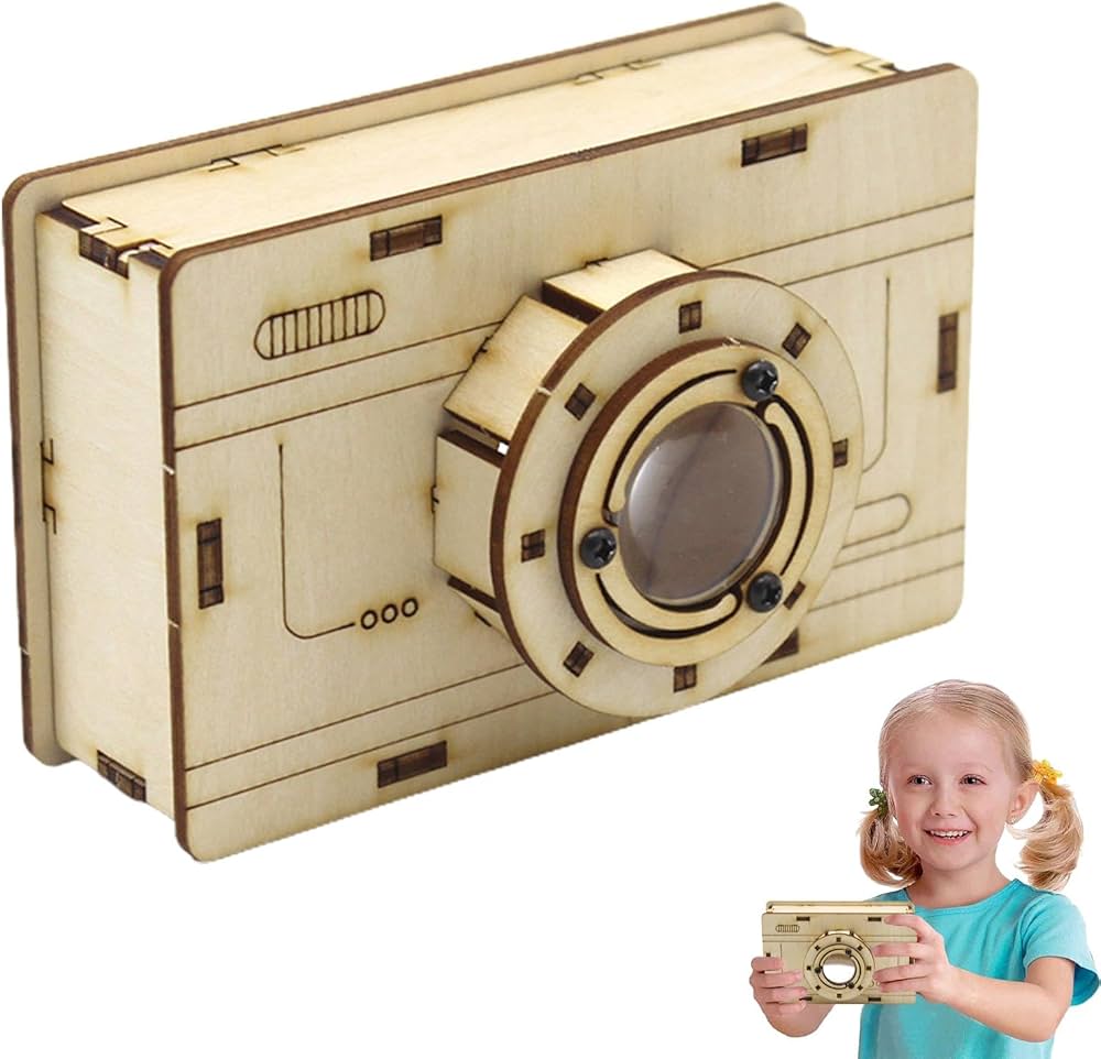 houten speelgoed camera