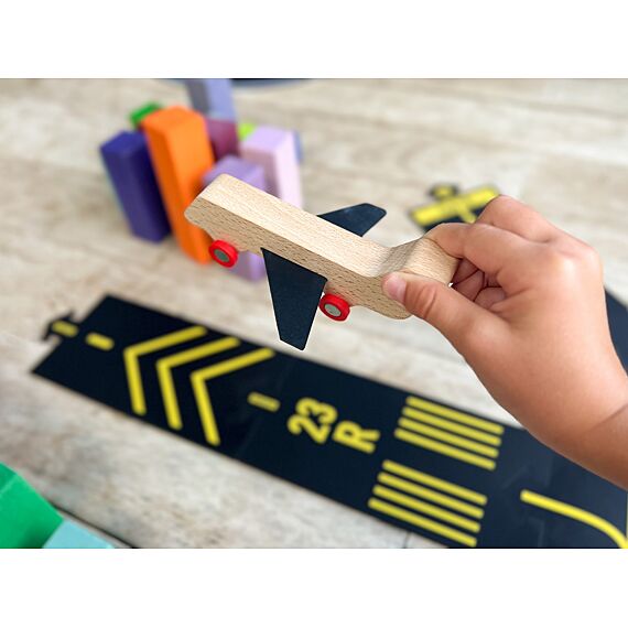 houten speelgoed vliegtuig