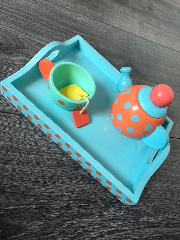 houten theeservies hema