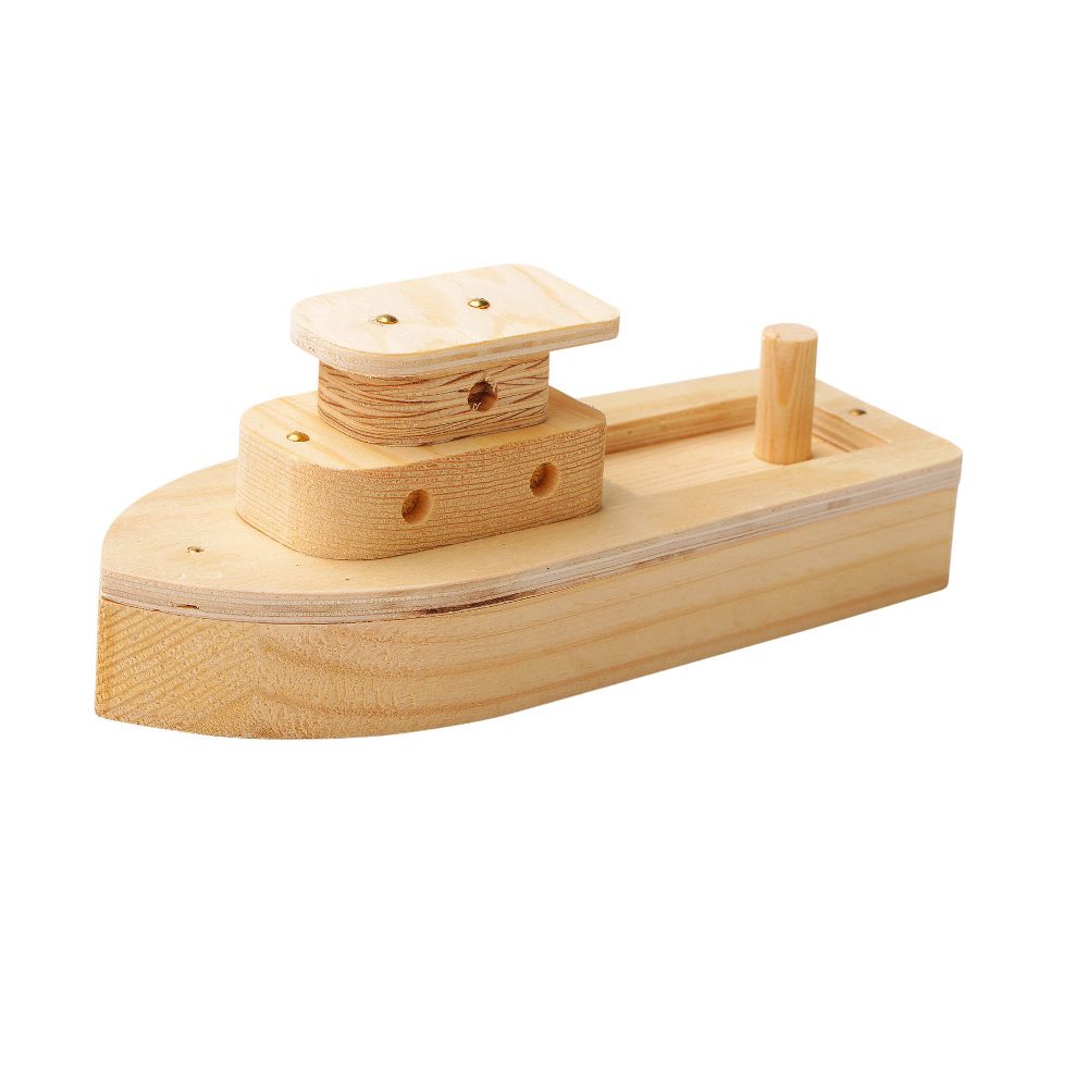 houten zeilboot speelgoed