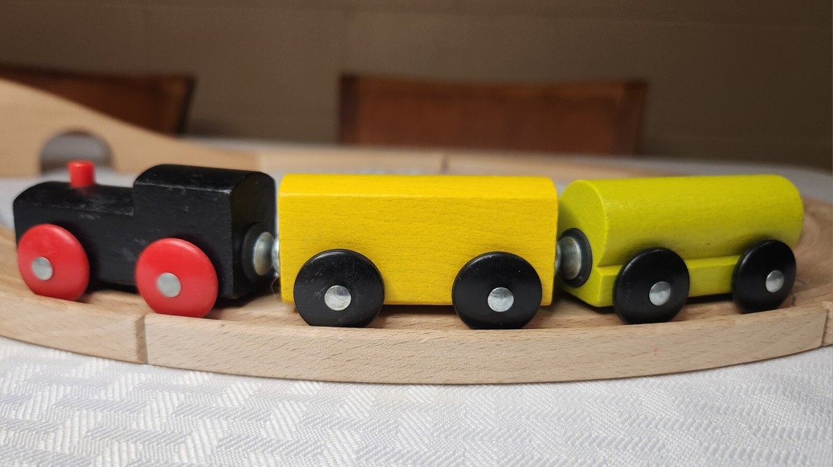 ikea houten trein