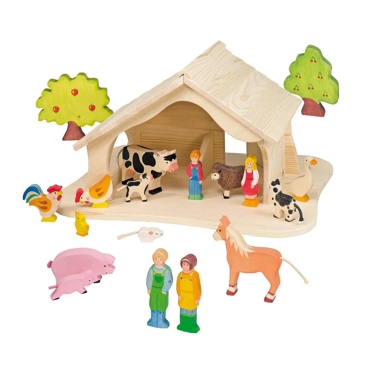 houten boerderijdieren