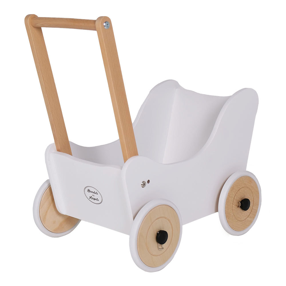 houten poppenwagen met naam